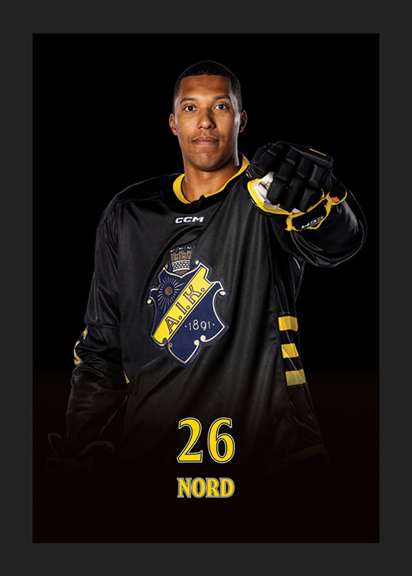Poster Oscar Nord #26 AIK Hockey 2024/2025