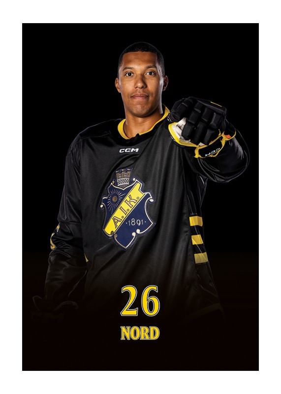 Poster Oscar Nord #26 AIK Hockey 2024/2025