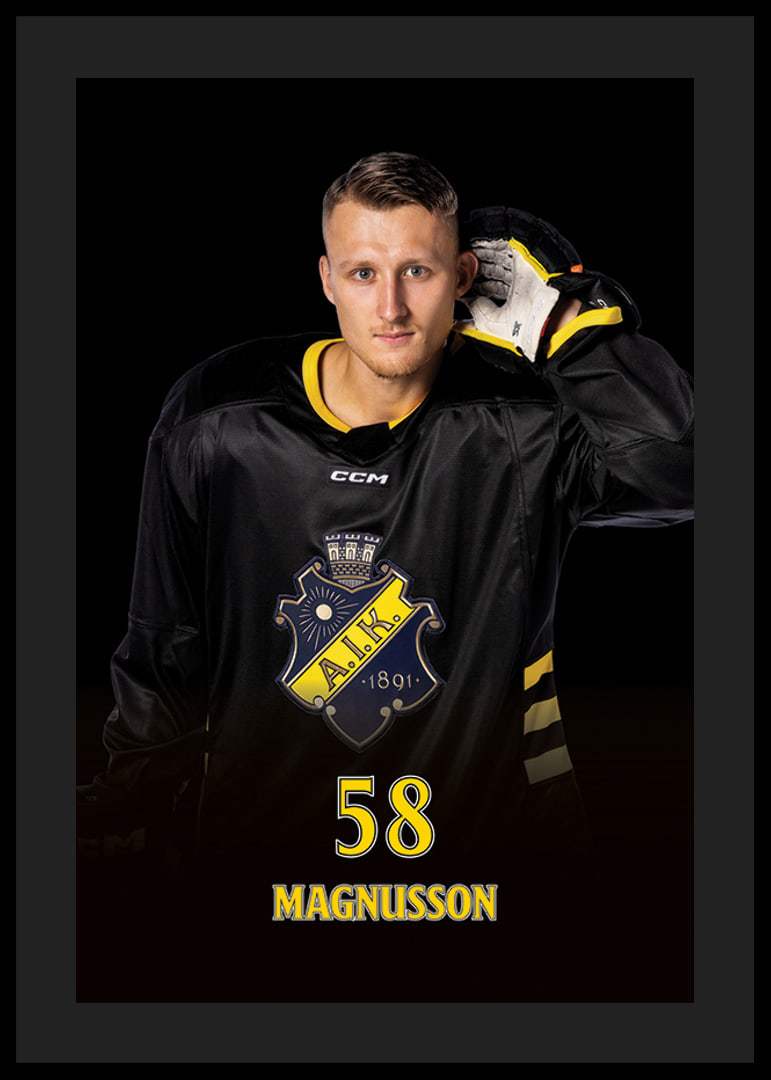 Oskar Magnusson #58 AIK Hockey 2024/2025-12