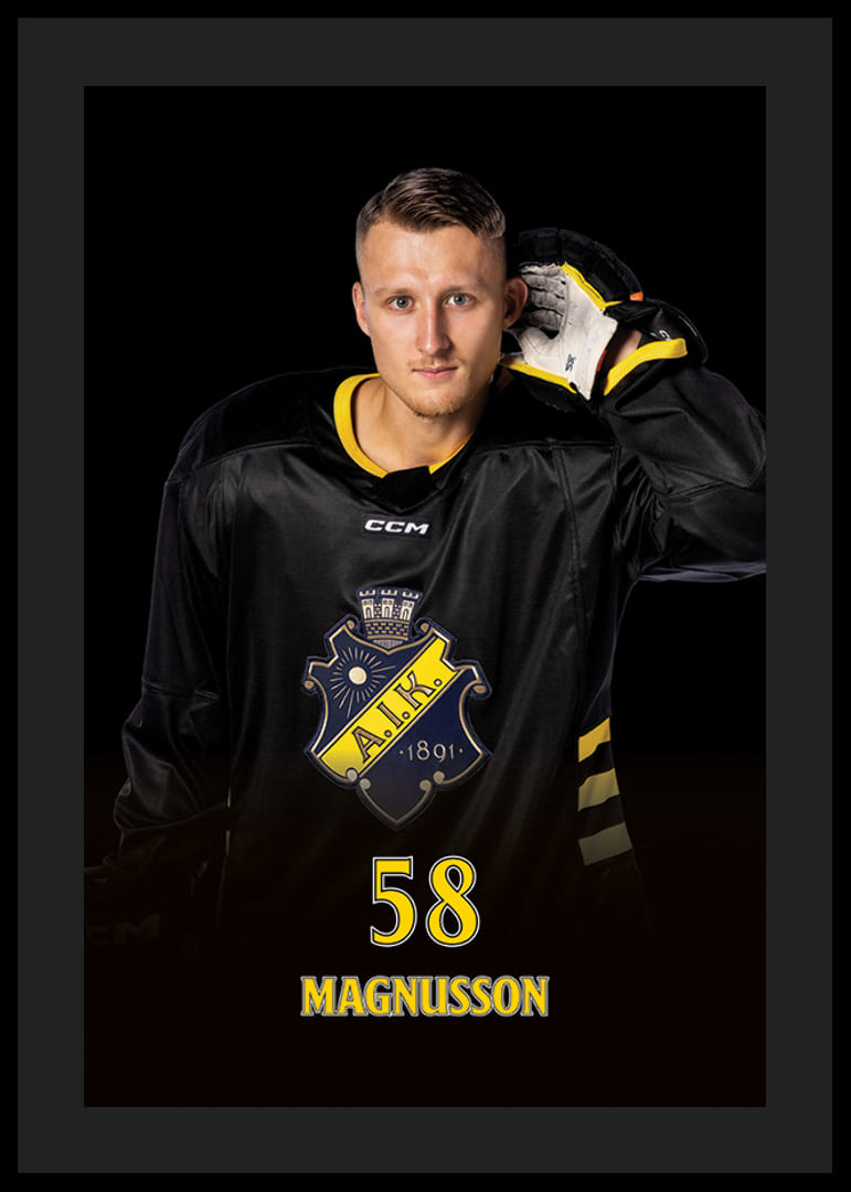 Oskar Magnusson #58 AIK Hockey 2024/2025-12