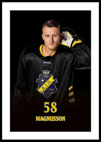 Oskar Magnusson #58 AIK Hockey 2024/2025-2