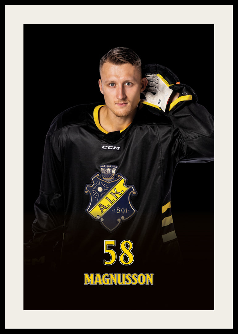Oskar Magnusson #58 AIK Hockey 2024/2025-12