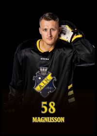 Oskar Magnusson #58 AIK Hockey 2024/2025-2