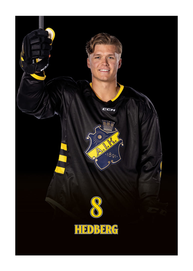 Tom Hedberg #8 AIK Hockey 2024/2025-12