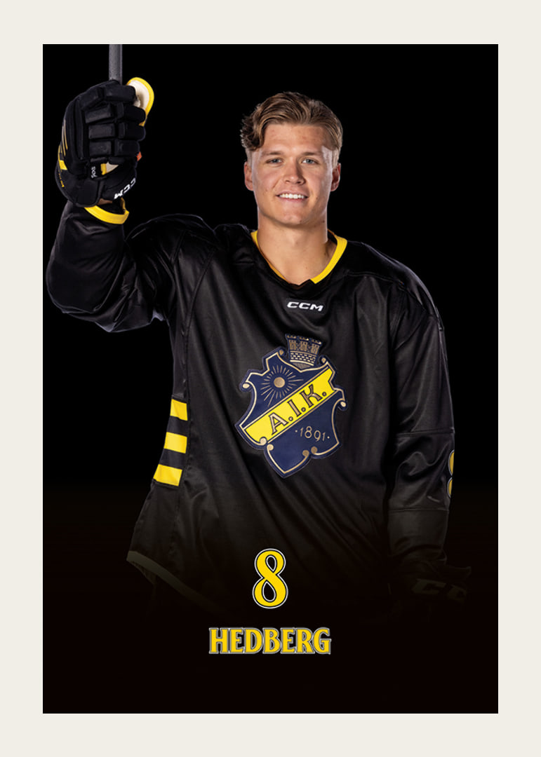 Tom Hedberg #8 AIK Hockey 2024/2025-12