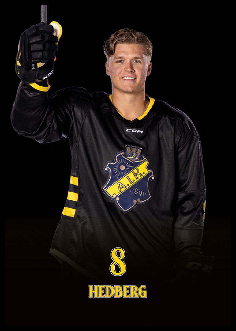Tom Hedberg #8 AIK Hockey 2024/2025-12
