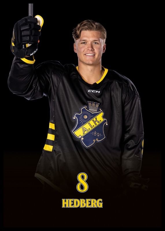 Tom Hedberg #8 AIK Hockey 2024/2025-12