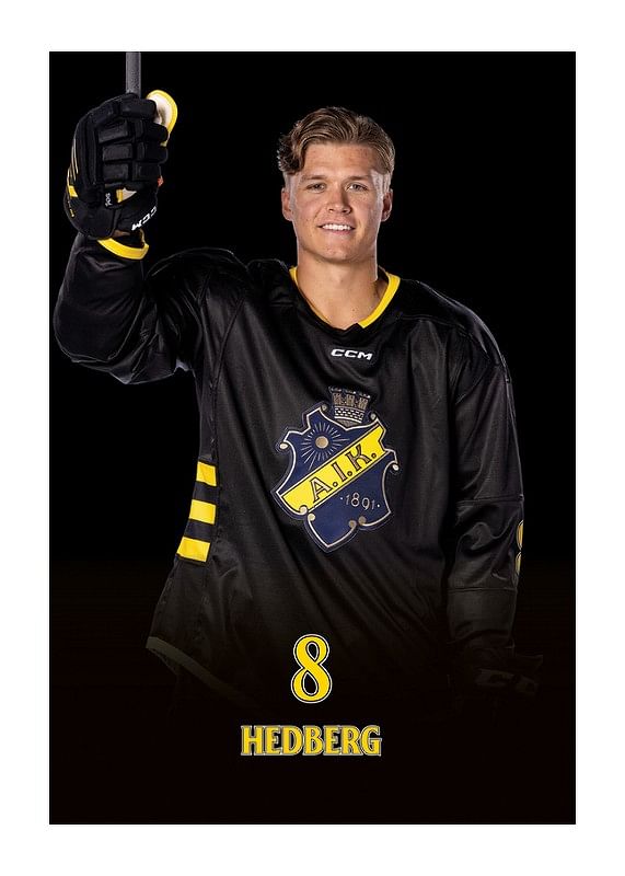 Poster Tom Hedberg #8 AIK Hockey 2024/2025