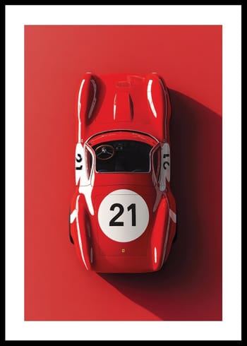 Poster Ferrari Le Mans 1958