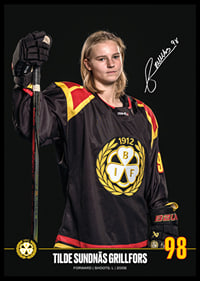 Tilde Sundnäs Grillfors #98 Brynäs IF 2024/2025-6