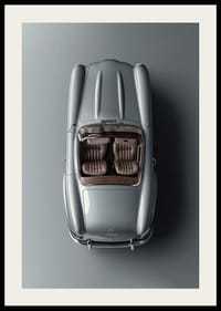 Poster Mercedes Benz SL 300 Roadster 1957-2