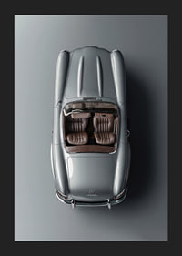 Poster Mercedes Benz SL 300 Roadster 1957-5