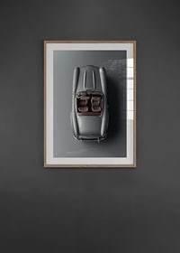 Poster Mercedes Benz SL 300 Roadster 1957-8