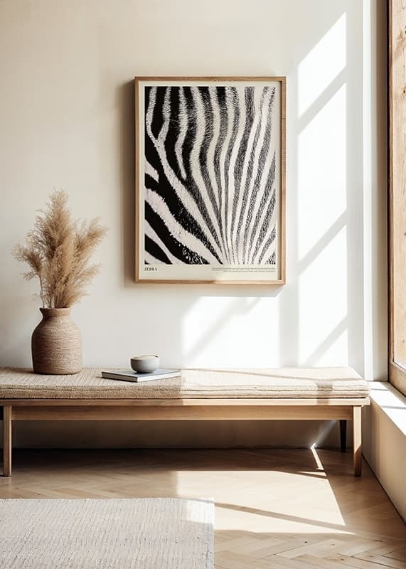Póster Zebra Print crossfade