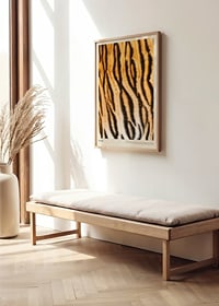 Póster con piel de tigre.-2