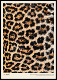 Plakat med leopardtrykk-0