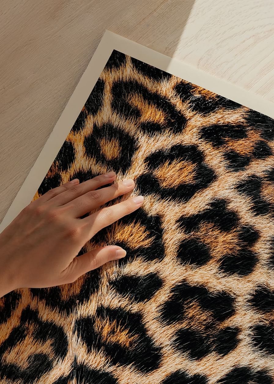 Poster cu imprimeu leopard-12