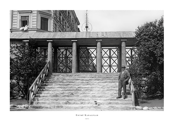 Poster 1915 Entré Kanalplan John Magnusson Hammarby IF