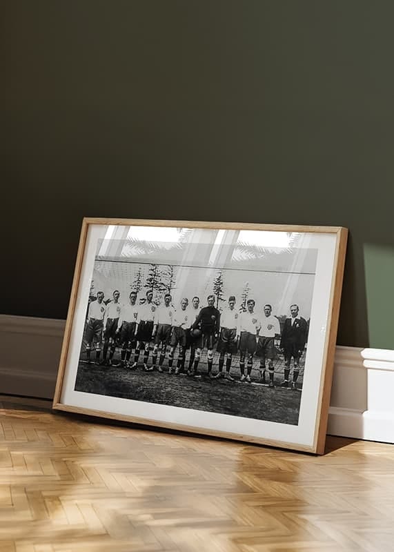 Poster 1916 Lagbild Fotboll Hammarby IF crossfade