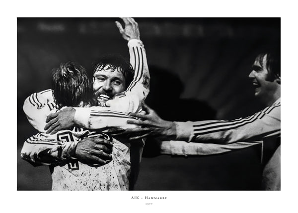 Poster 1977 AIK Hammarby IF