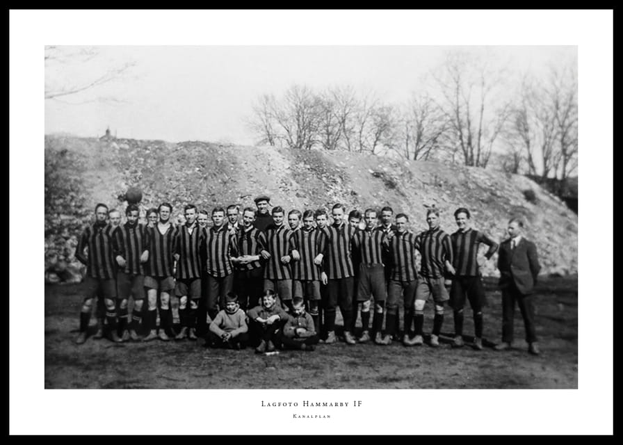 Tidig Lagbild Nedanför Kanalplan Hammarby IF-12