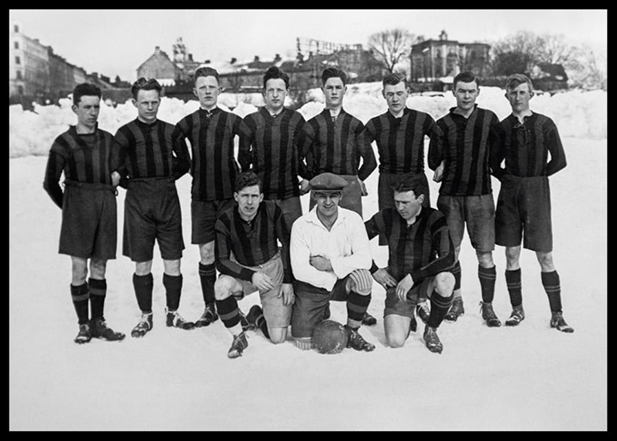 Lagbild Vinter Hammarby IF 1924-12
