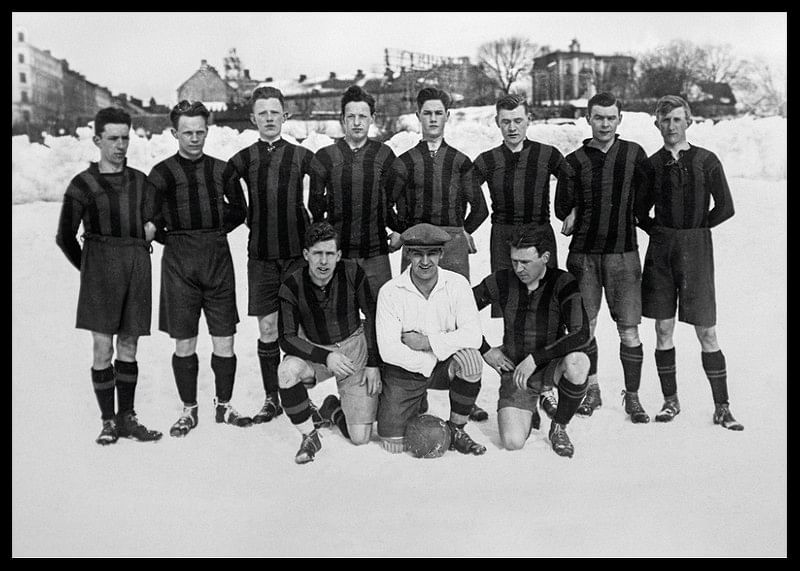 Tidig Lagbild Vinter Hammarby IF-12