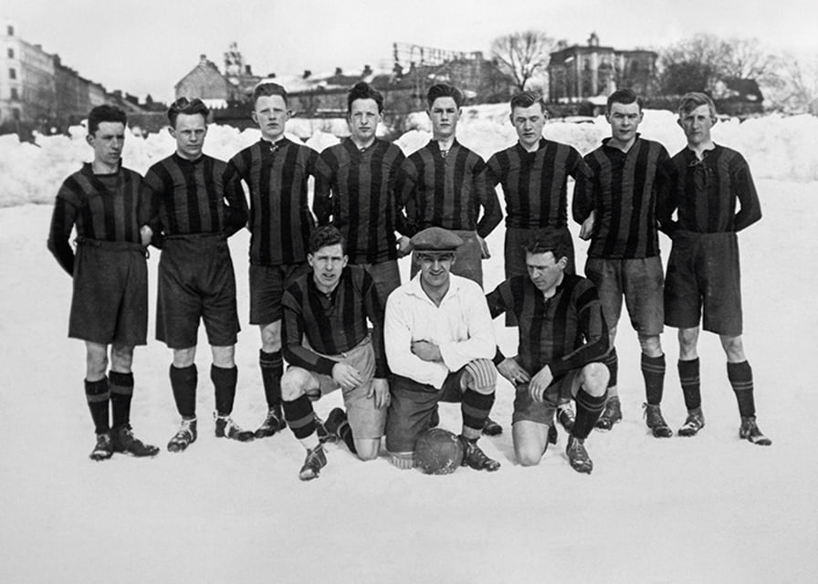 Lagbild Vinter Hammarby IF 1924-12