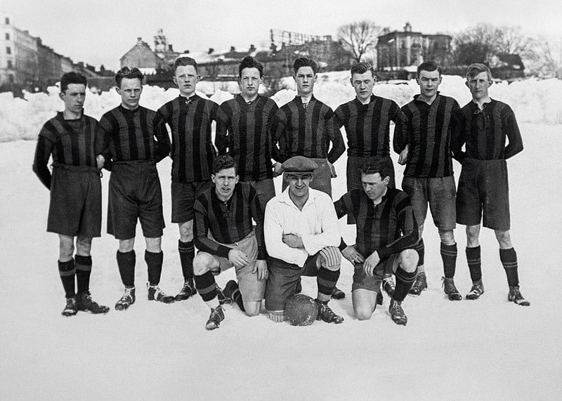 Tidig Lagbild Vinter Hammarby IF-12
