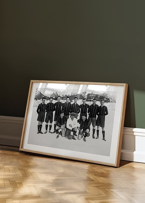 Poster Tidig Lagbild Vinter Hammarby IF crossfade