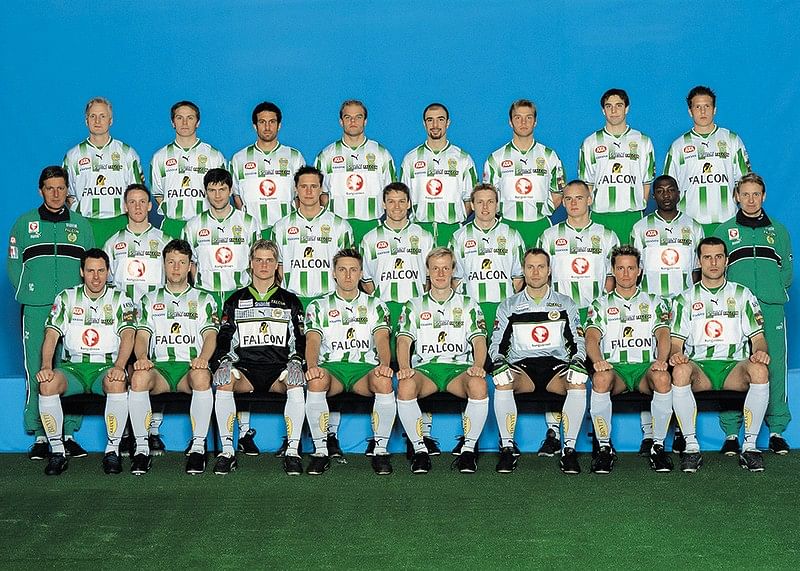 2001 Lagbild Allsvenskan Hammarby IF-12