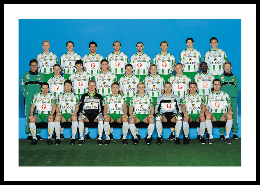 2001 Lagbild Allsvenskan Hammarby IF-12