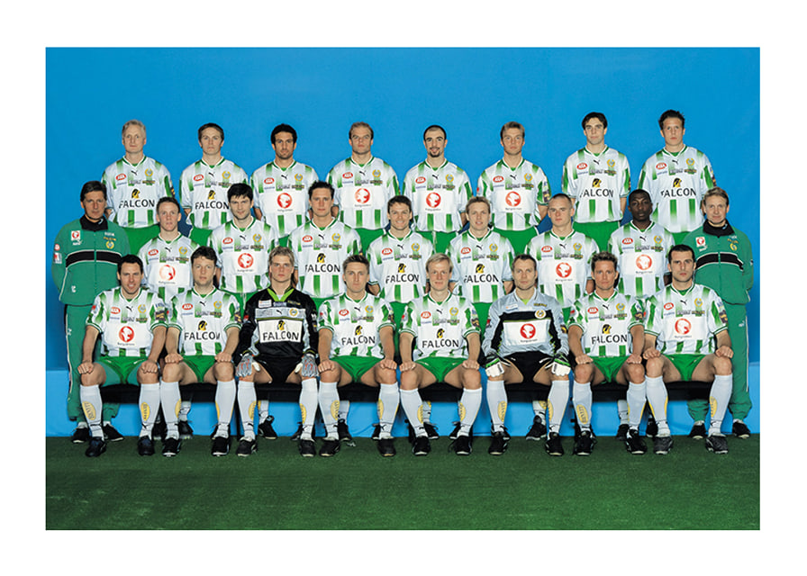 2001 Lagbild Allsvenskan Hammarby IF-12