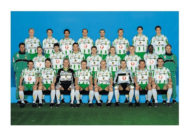 2001 Lagbild Allsvenskan Hammarby IF-12