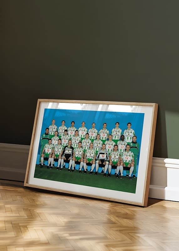 Poster 2001 Lagbild Allsvenskan Hammarby IF crossfade