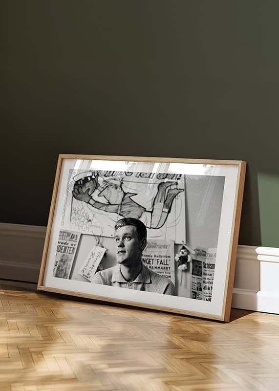 Poster 1969 Ronnie Hellström Hammarby IF crossfade