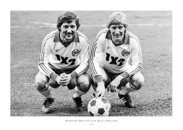 Poster 1980 Kenneth Ohlsson Billy Ohlsson 02 Hammarby IF