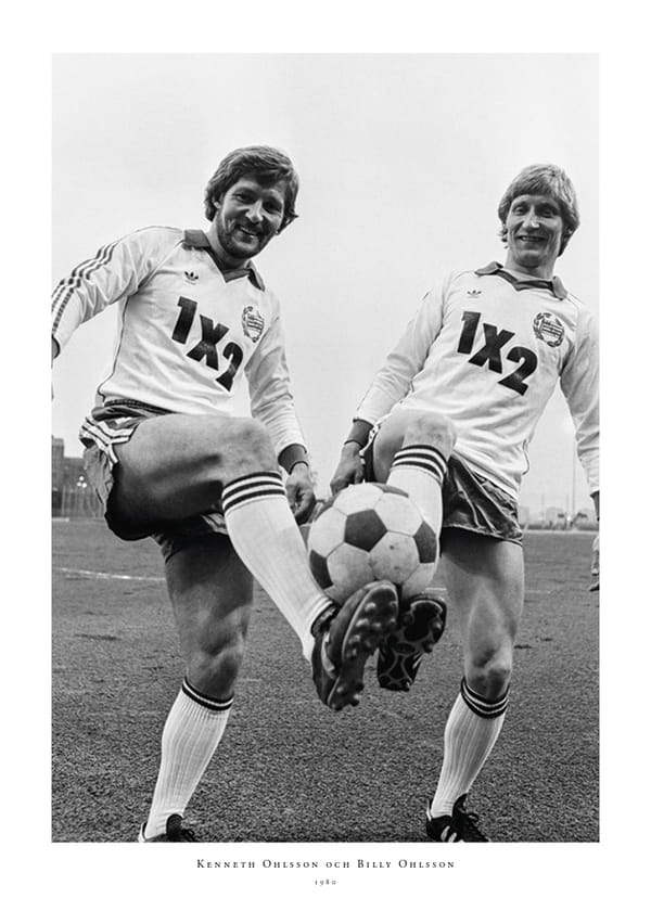 Poster 1980 Kenneth Ohlsson Billy Ohlsson 03 Hammarby IF