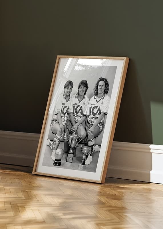 Poster 1993 Pia Sundhage Hammarby IF crossfade