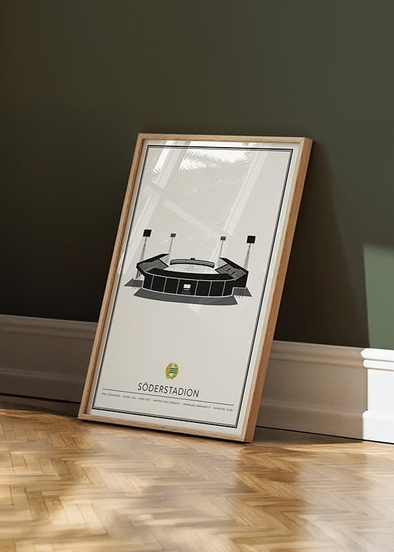 Poster Söderstadion Vintage 01 Hammarby IF crossfade