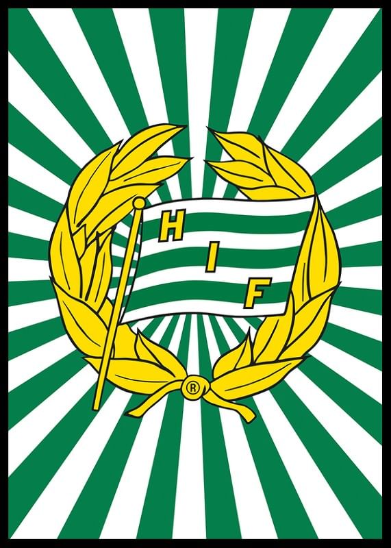 Logo Grön Vintage Hammarby IF-12