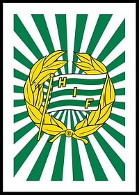 Logo Grön Vintage Hammarby IF-0