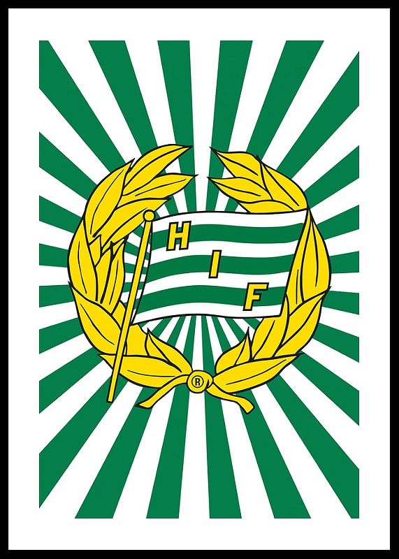 Logo Grön Vintage Hammarby IF-12