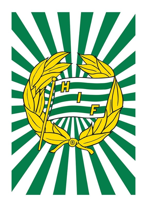 Logo Grön Vintage Hammarby IF-12