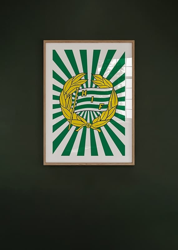 Logo Grön Vintage Hammarby IF-12