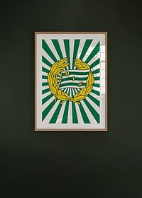 Logo Grön Vintage Hammarby IF-4