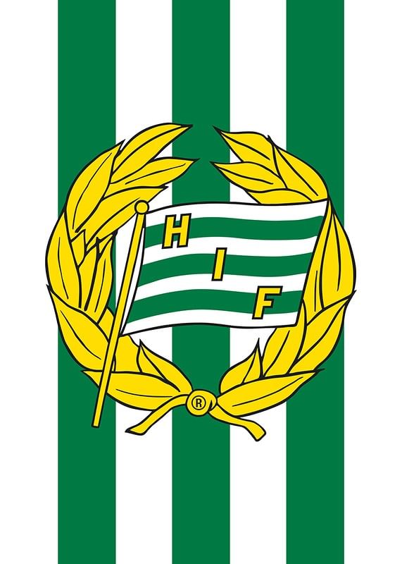Poster Klubbmärke Breda Ränder Hammarby IF