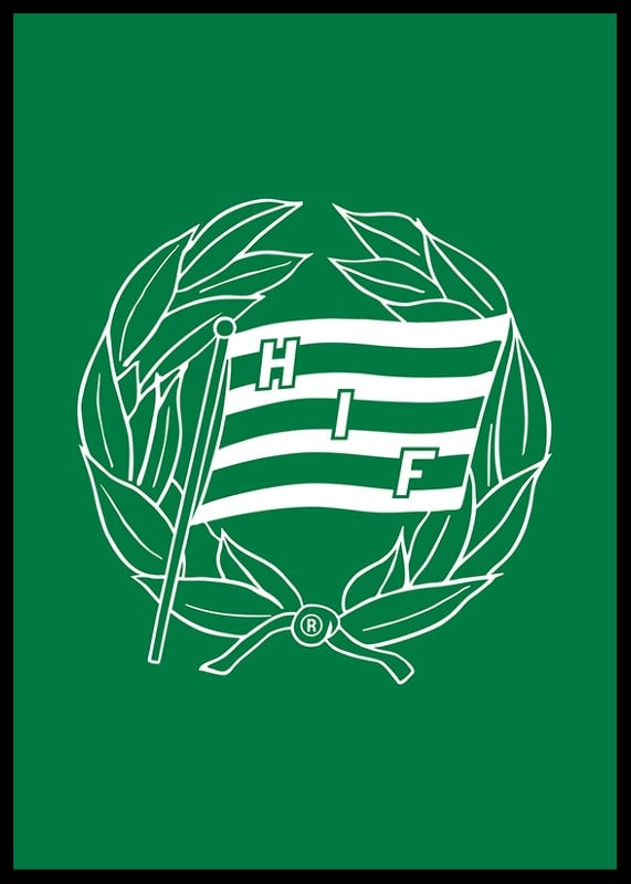 Logo Grön Enfärgad Hammarby IF-12