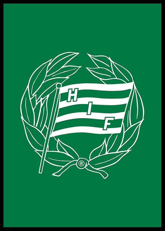 Logo Grön Enfärgad Hammarby IF-12