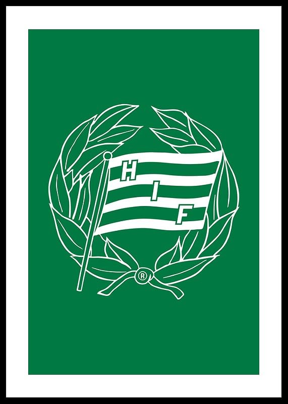 Logo Grön Enfärgad Hammarby IF-12